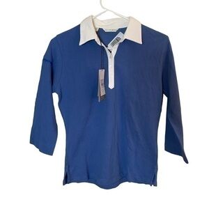 Cutter And Buck 3/4 Sleeve Polo Blouse Size XS NWT